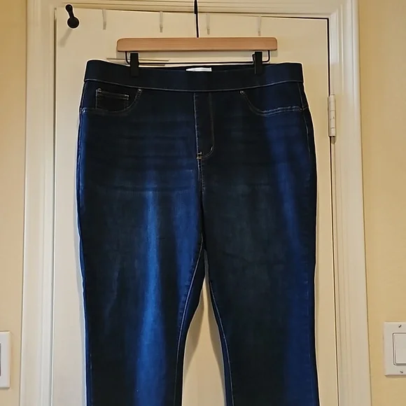 Re Generation by Celebrity Pink Dark Blue Jeggings Size 2x - Picture 3 of 8